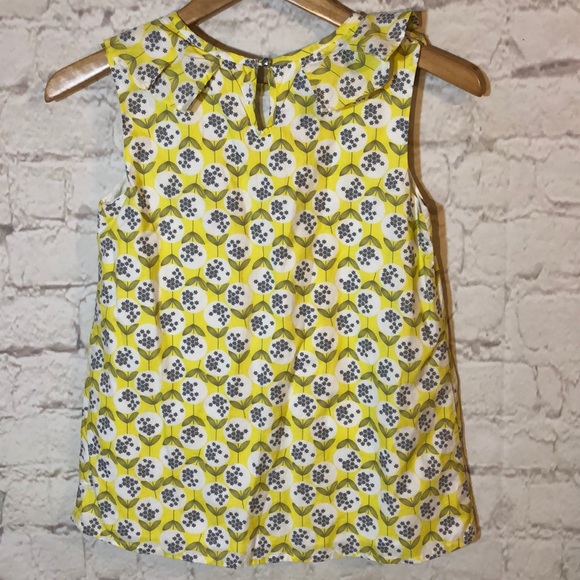 NWT OKAIDI FLORAL SLEEVELESS BLOUSE - Picture 4 of 8